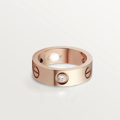 Love 3 Diamonds Wedding Ring
