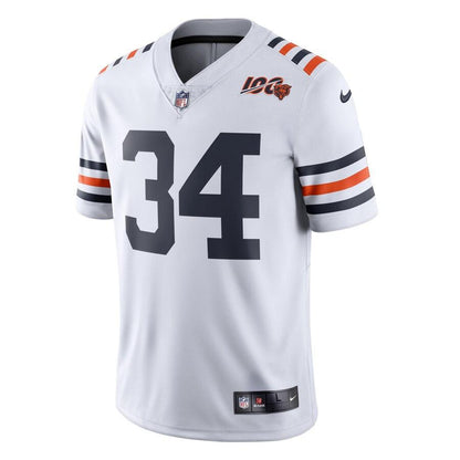Men's Chicago Bears Walter Payton  White 2019 100th Season Alternate Classic Retired Player Limited Jersey