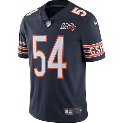 Men's Chicago Bears Brian Urlacher Navy 100th Season Retired Limited Jersey