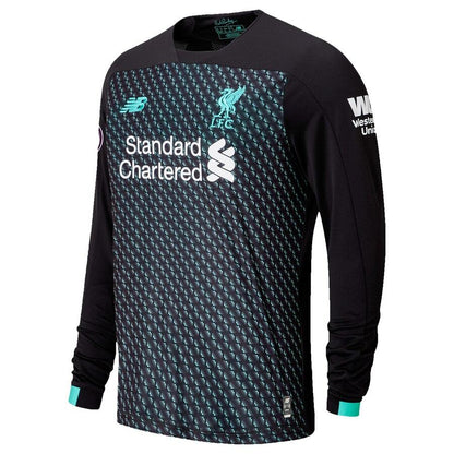 Liverpool 2019/20 Third Replica Long Sleeve Jersey - Black