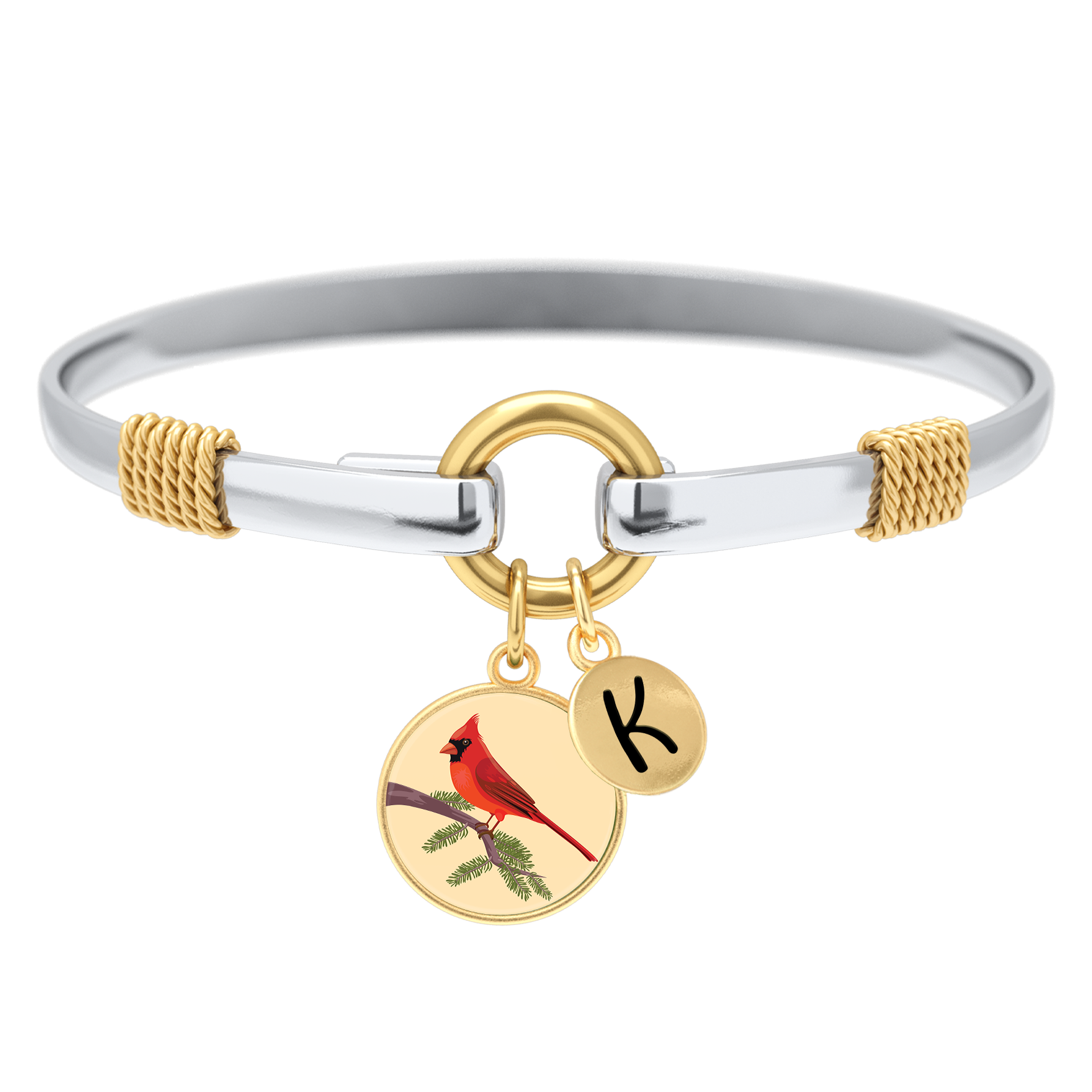 Two-Tone Custom Charm Bracelet